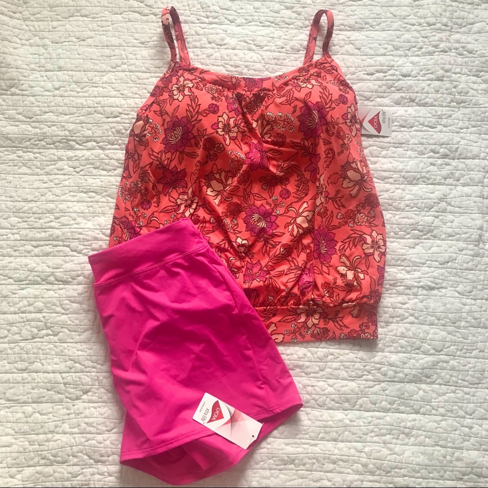 Lands End Two Piece Swim Size 6 Petite